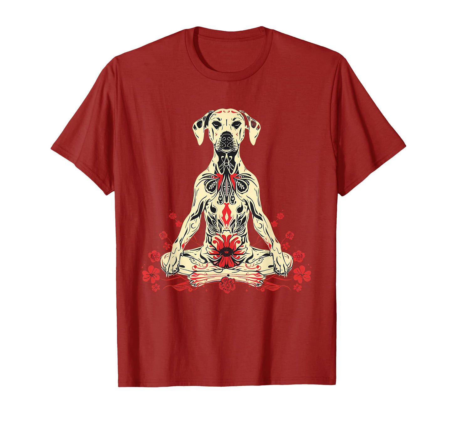 Dog Buddha Meditation Spiritual Yoga Buddhist Spirituality T-Shirt for Men Women Kids