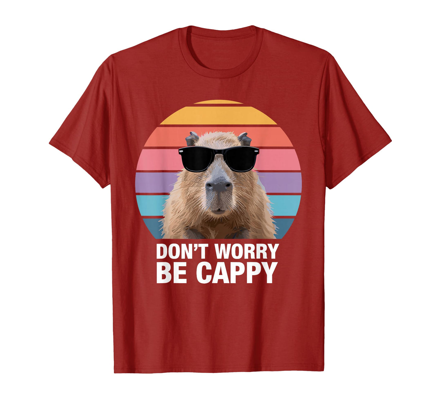 Funny Capybara Design for Men Women Adults Capybara Lover T-Shirt