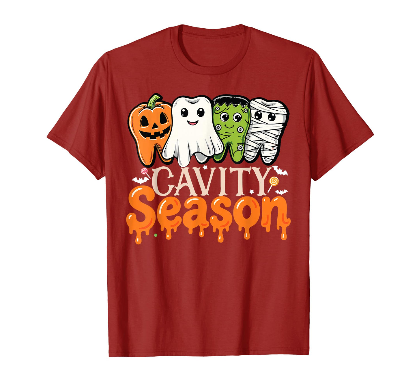 Cavity Season Halloween Tooth Funny Dental Hygienist T-Shirt