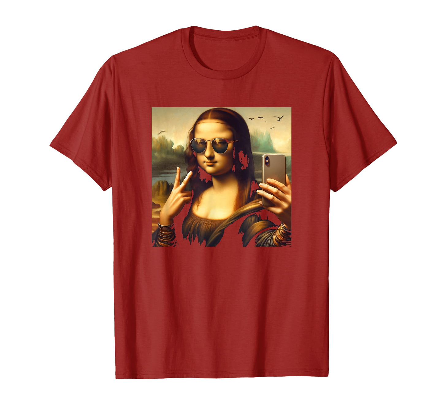 Mona Lisa Sunglasses and Selfie T-Shirt