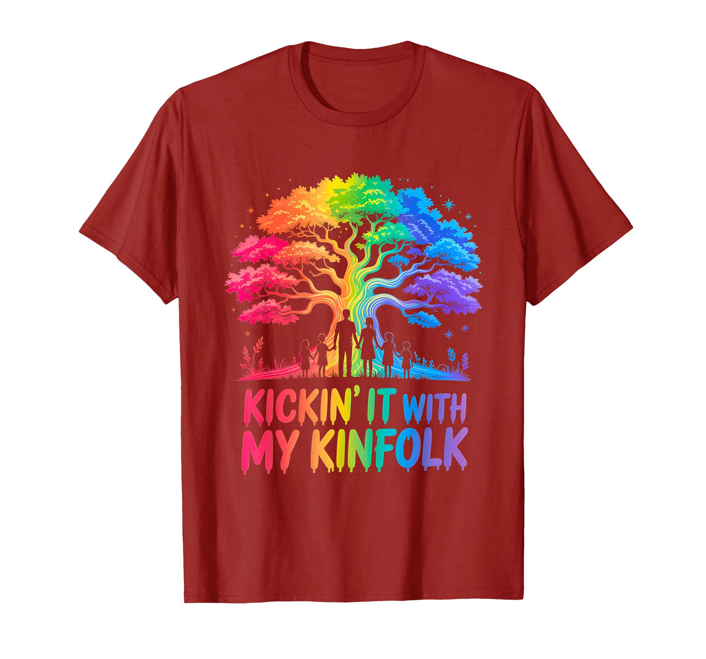 Kickin' It with My Kinfolk Funny Family Reunion T-Shirt
