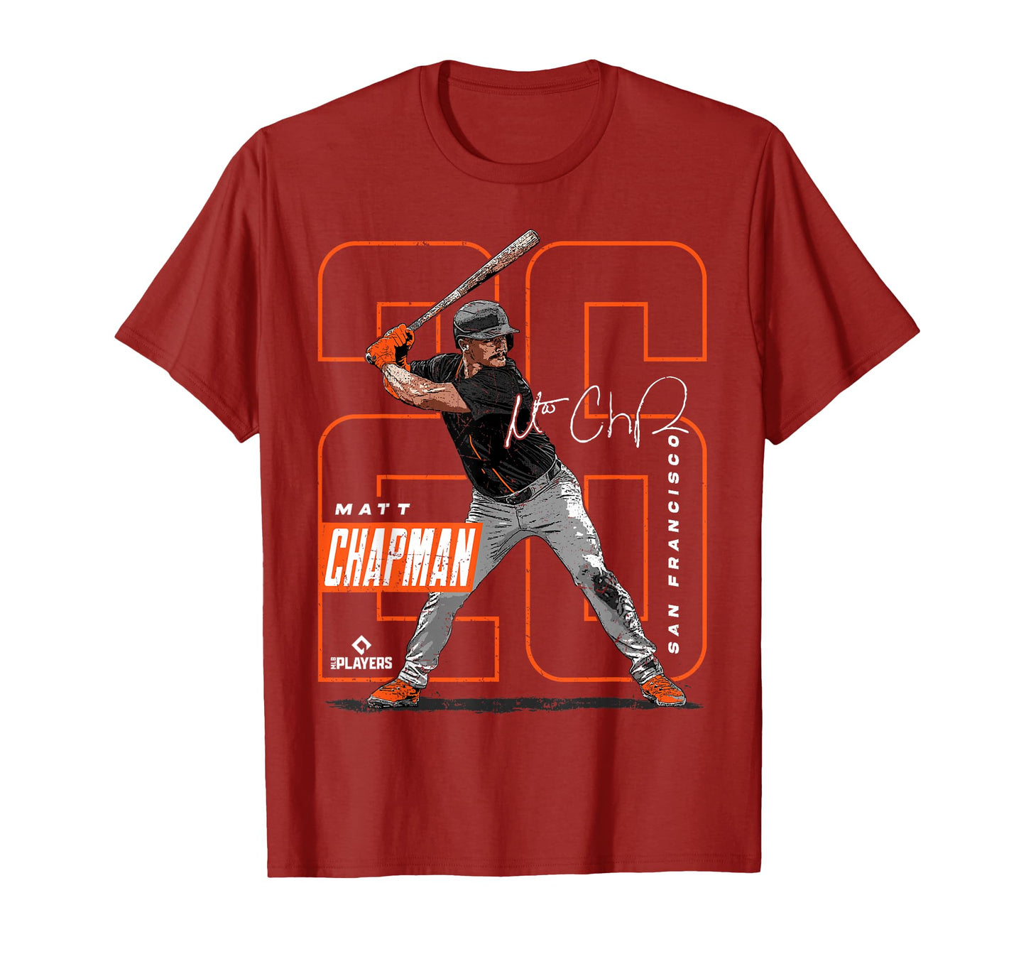 Matt Chapman | San Francisco MLB Baseball Players| MLBMC201M T-Shirt
