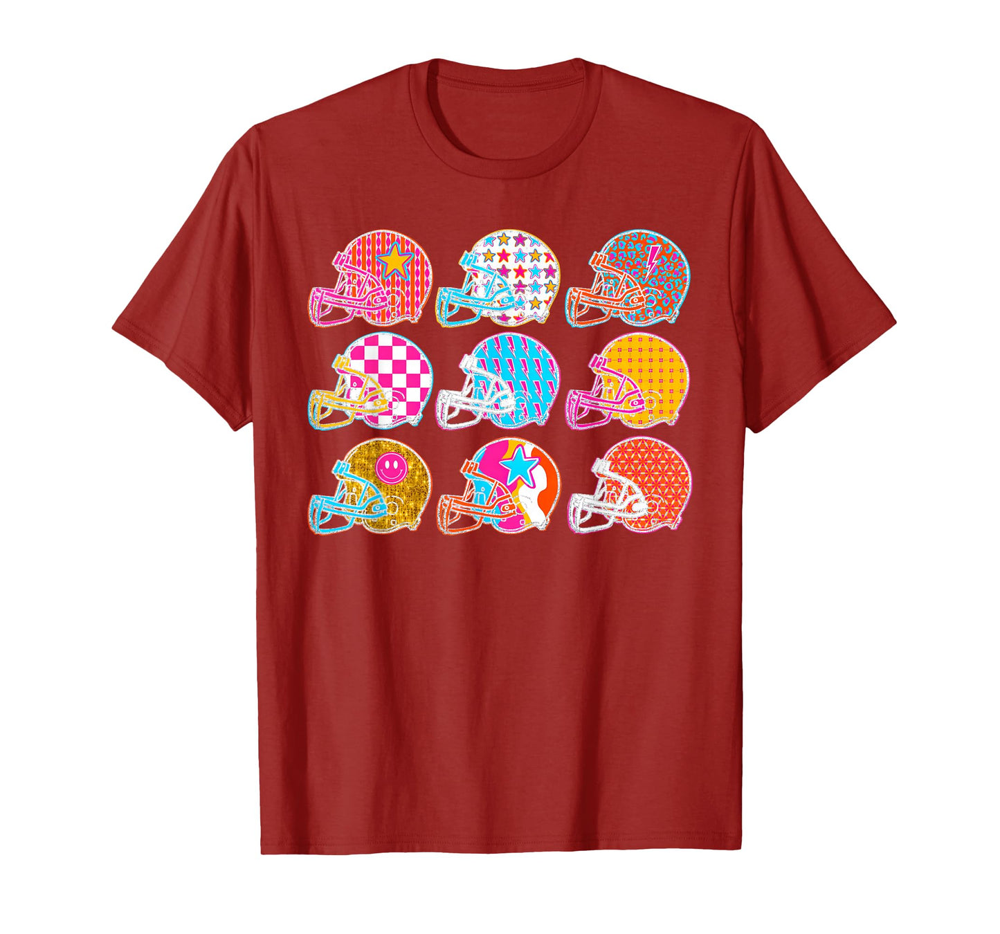Touchdown American Football Game Day Thanksgiving Helmet T-Shirt