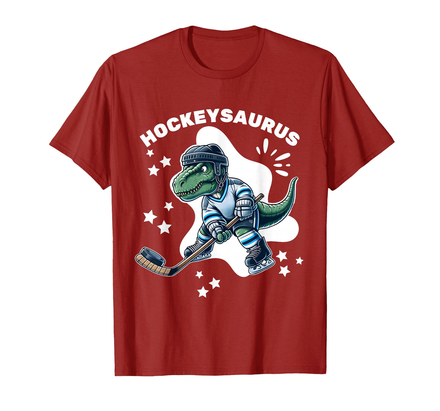Hockeysaurus FunnyDinosaur Hockey Kids Hockey Boy T-Shirt