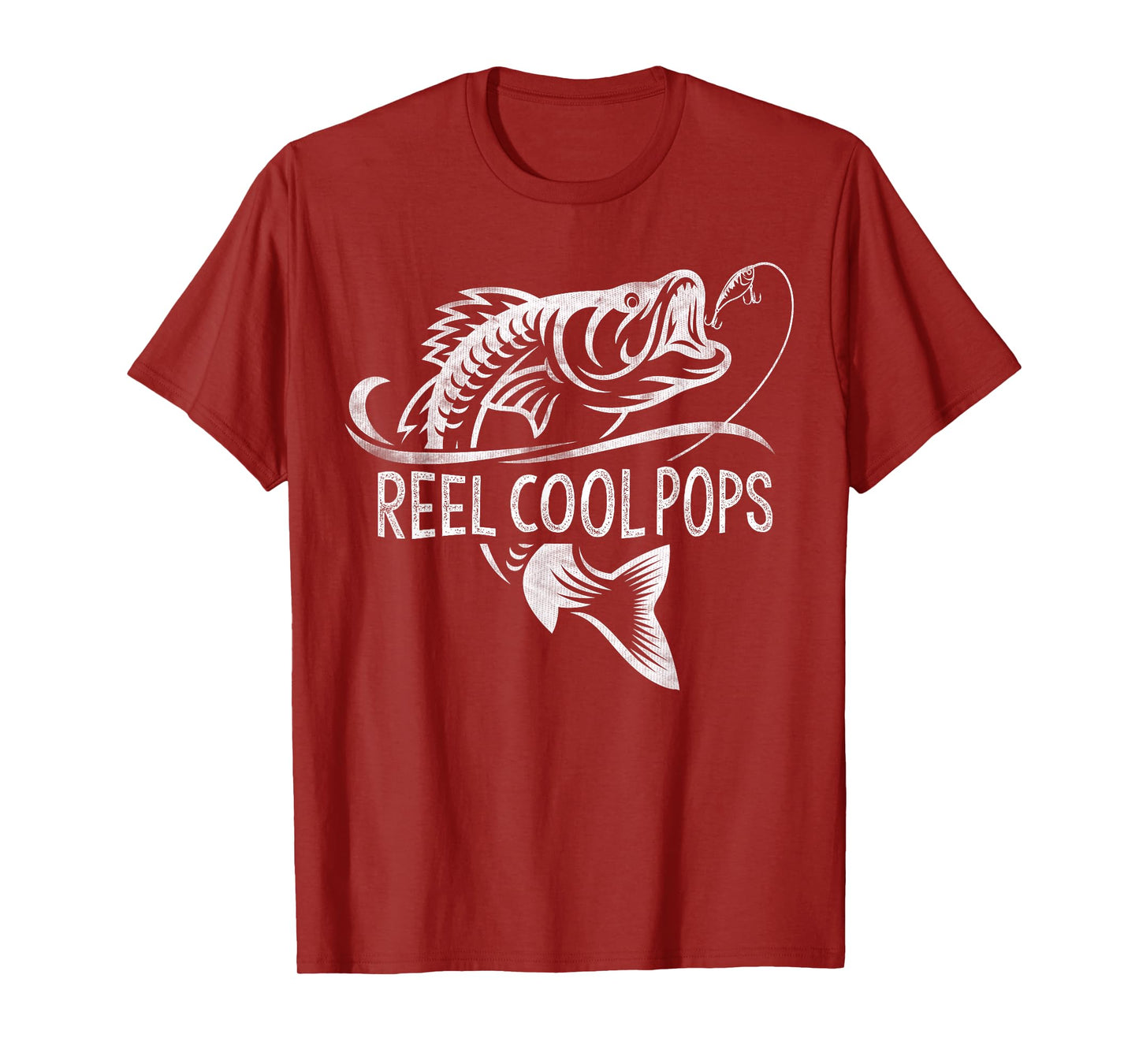 Reel Cool Pops Fishing Gifts Pops Father's Day T-Shirt