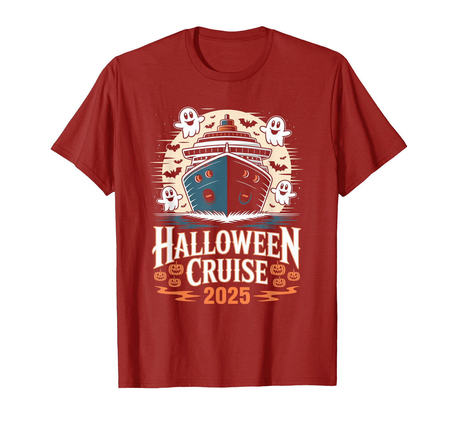 Family Halloween Cruise 2025 Matching Family Cruising Crew T-Shirt