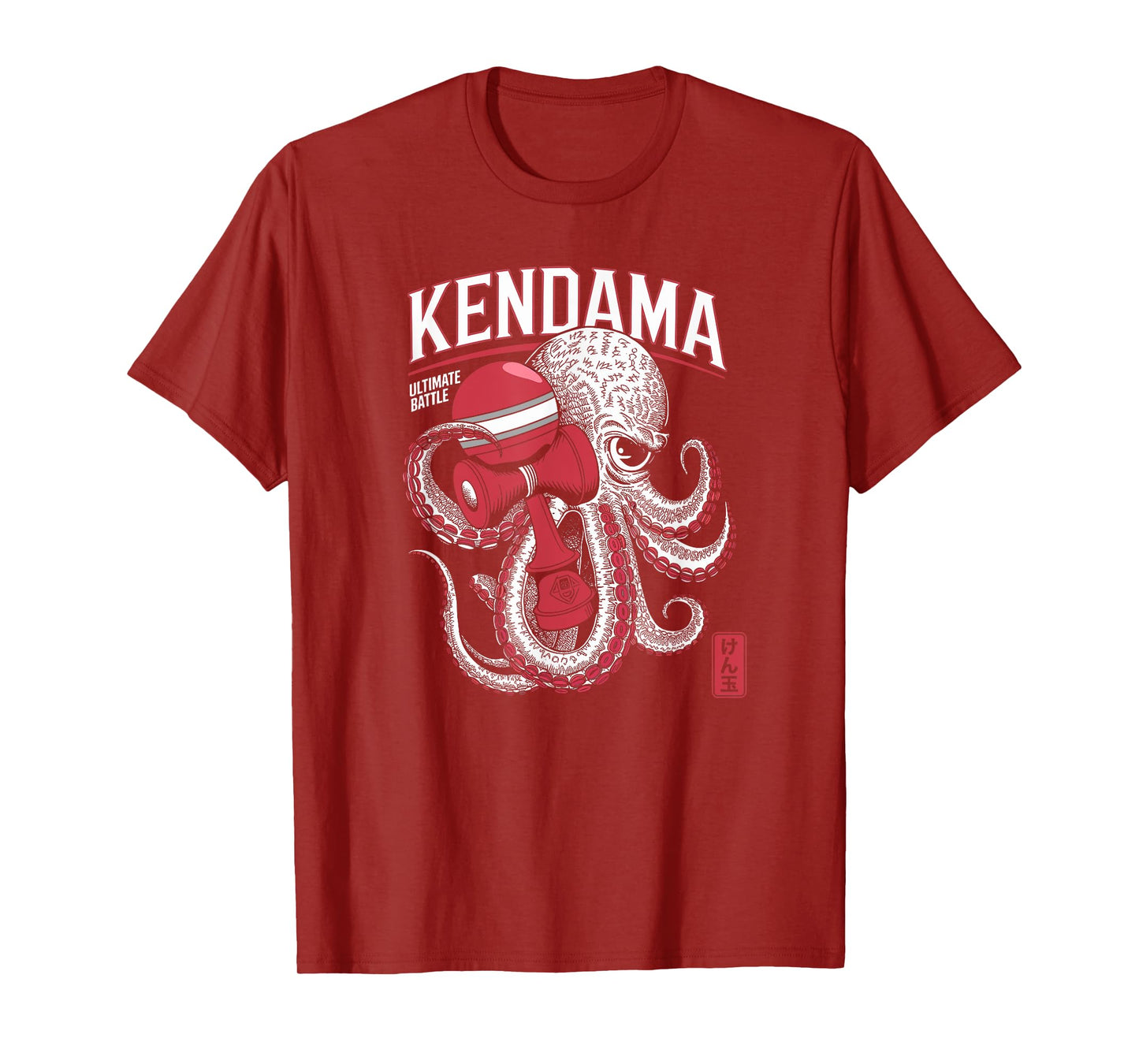 Kendama Harajuku Tokyo Octopus Kendama Battle Souvenir T-Shirt