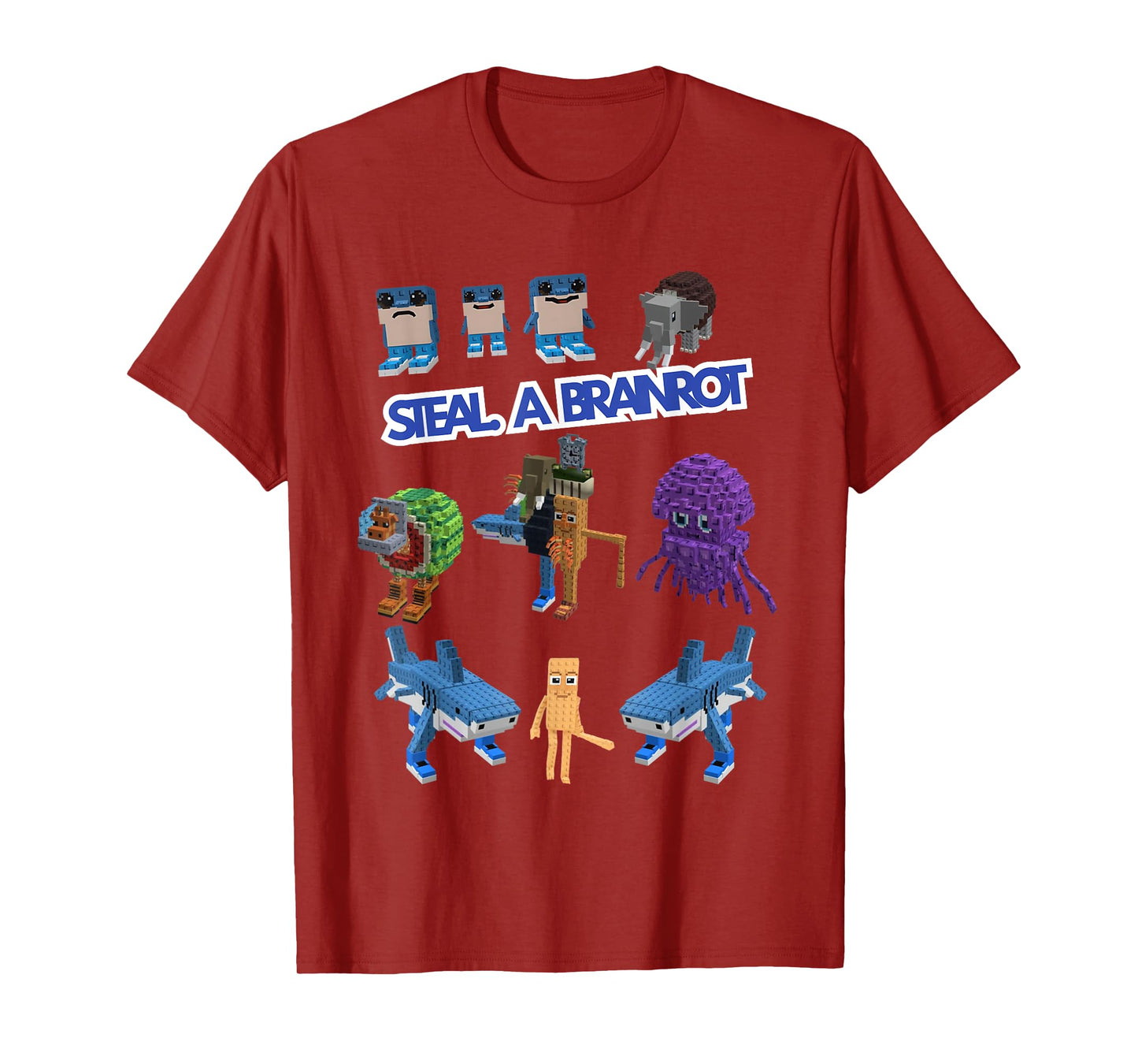 Steal a Brain Rot Fan Merch T-Shirt