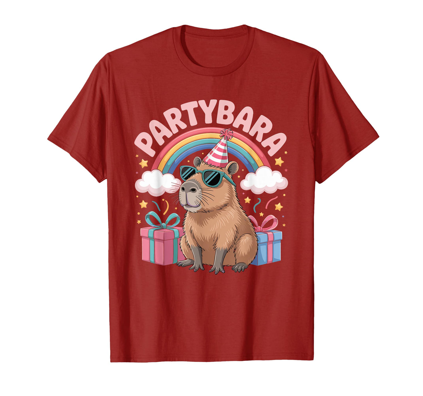Capybara Birthday for Kids Fun Capybara Party Partybara T-Shirt