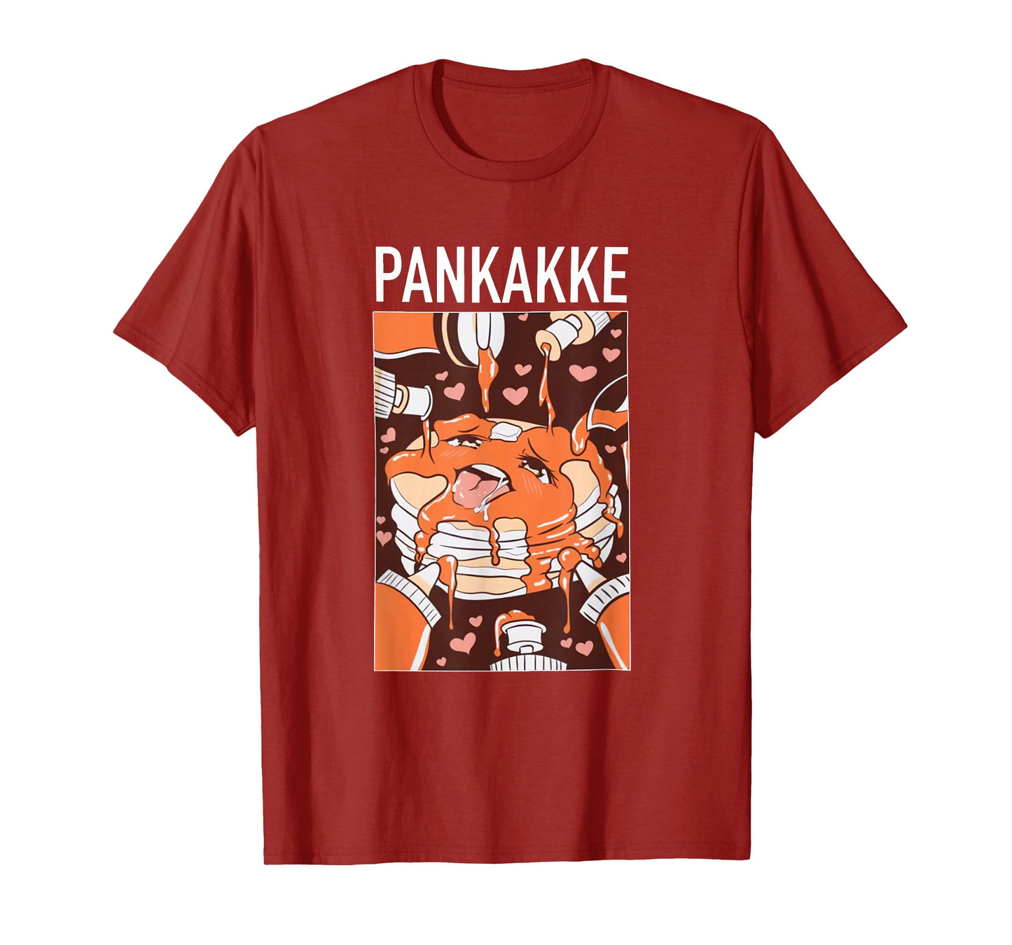 PANKAKKE Anime Funny Pancake Cute Anime, Foodie Lovers T-Shirt