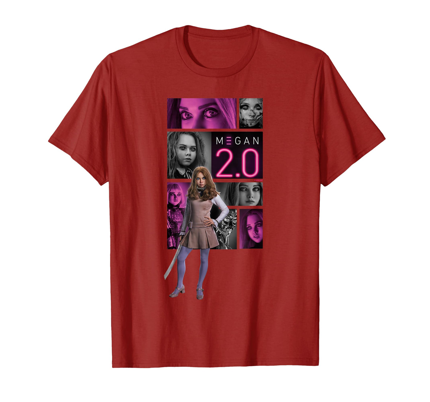 M3GAN 2.0 Killer Collage T-Shirt