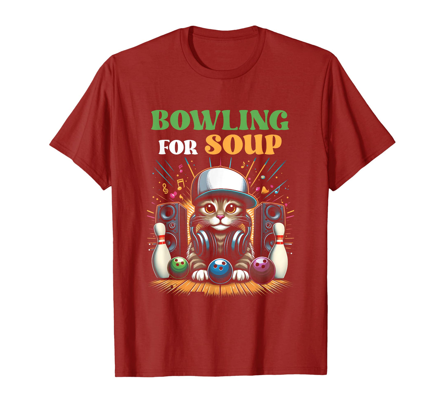 Bowling For Soup Music Cat Style DJ Cat Wearing Headphone Men Women Kids T-Shirt