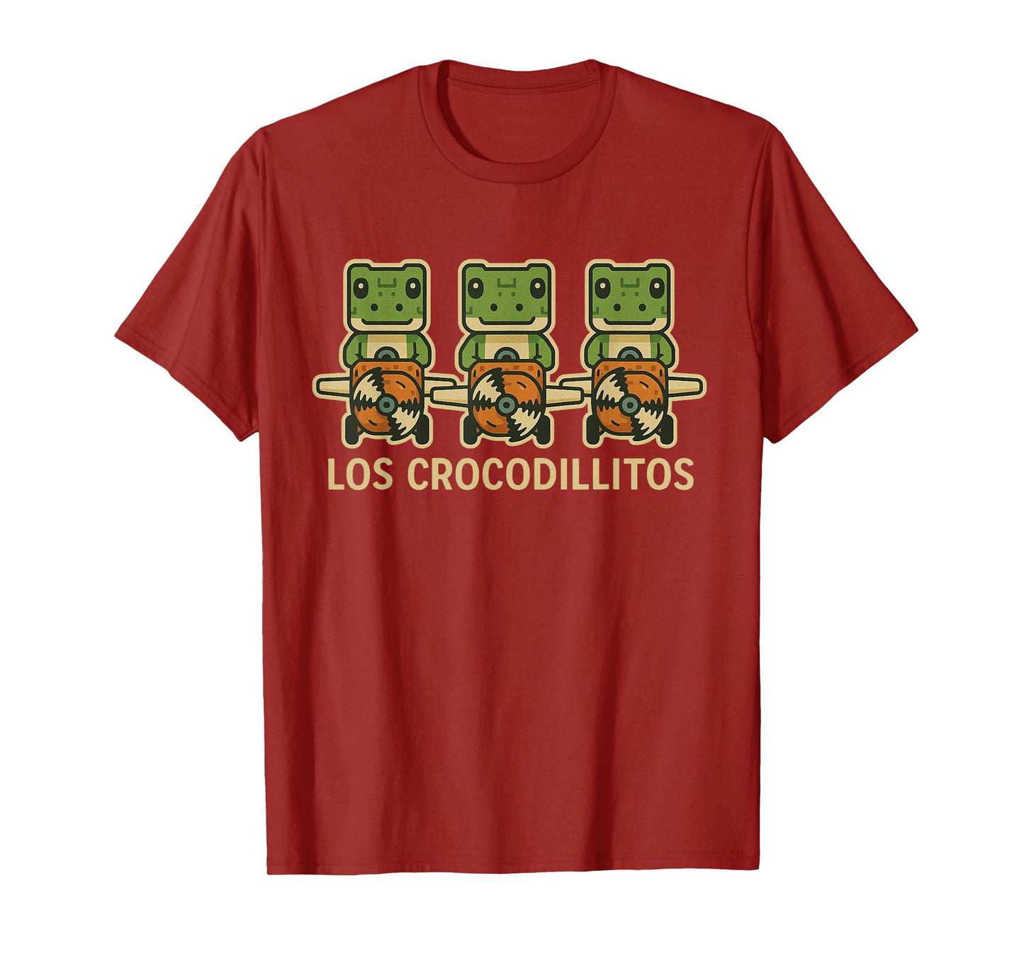 Los Crocodillitos - Bombardilo Crocodilitos Brainrot Kids T-Shirt