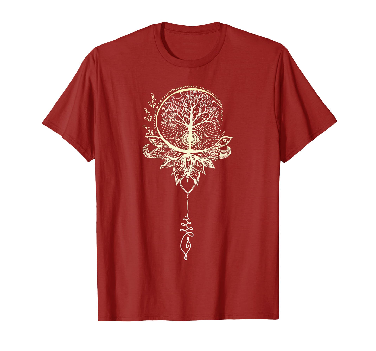 Mandala Lotus Unalome Tree of Life T-Shirt