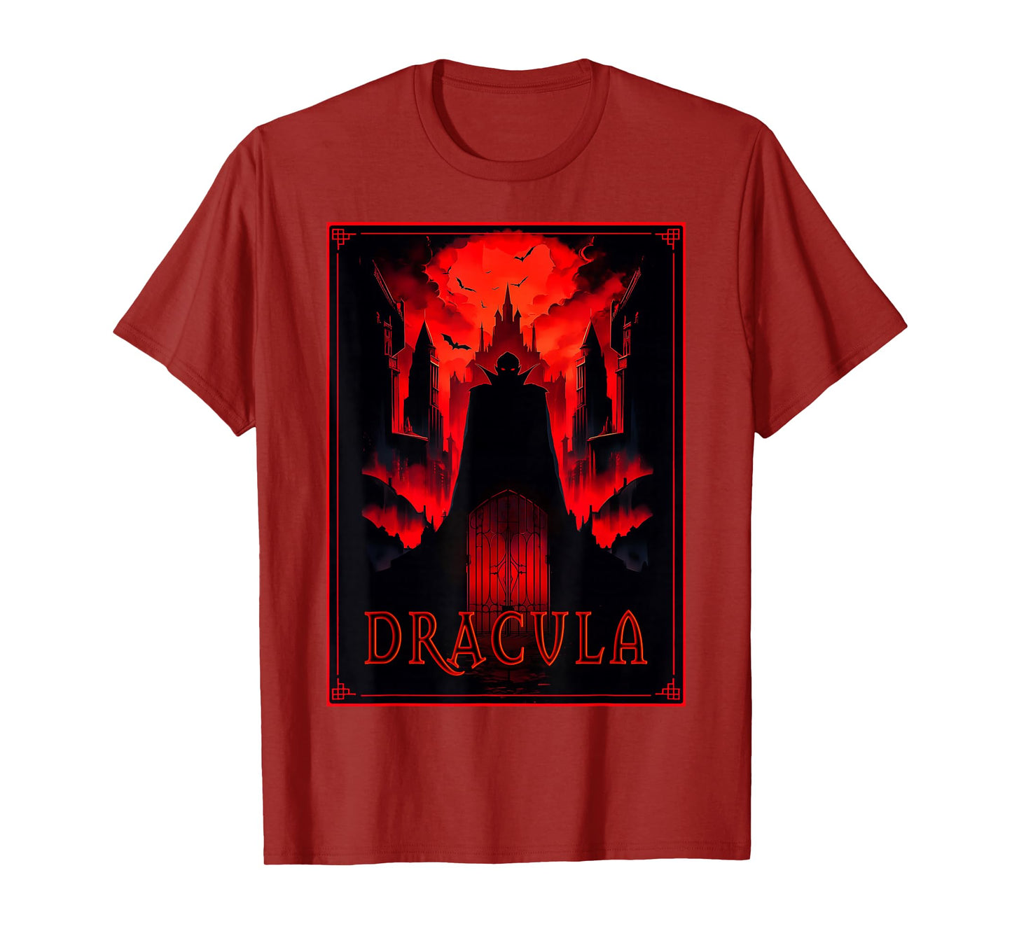 Dracula Gothic Horror Vampire Art -Halloween Vampire fans T-Shirt
