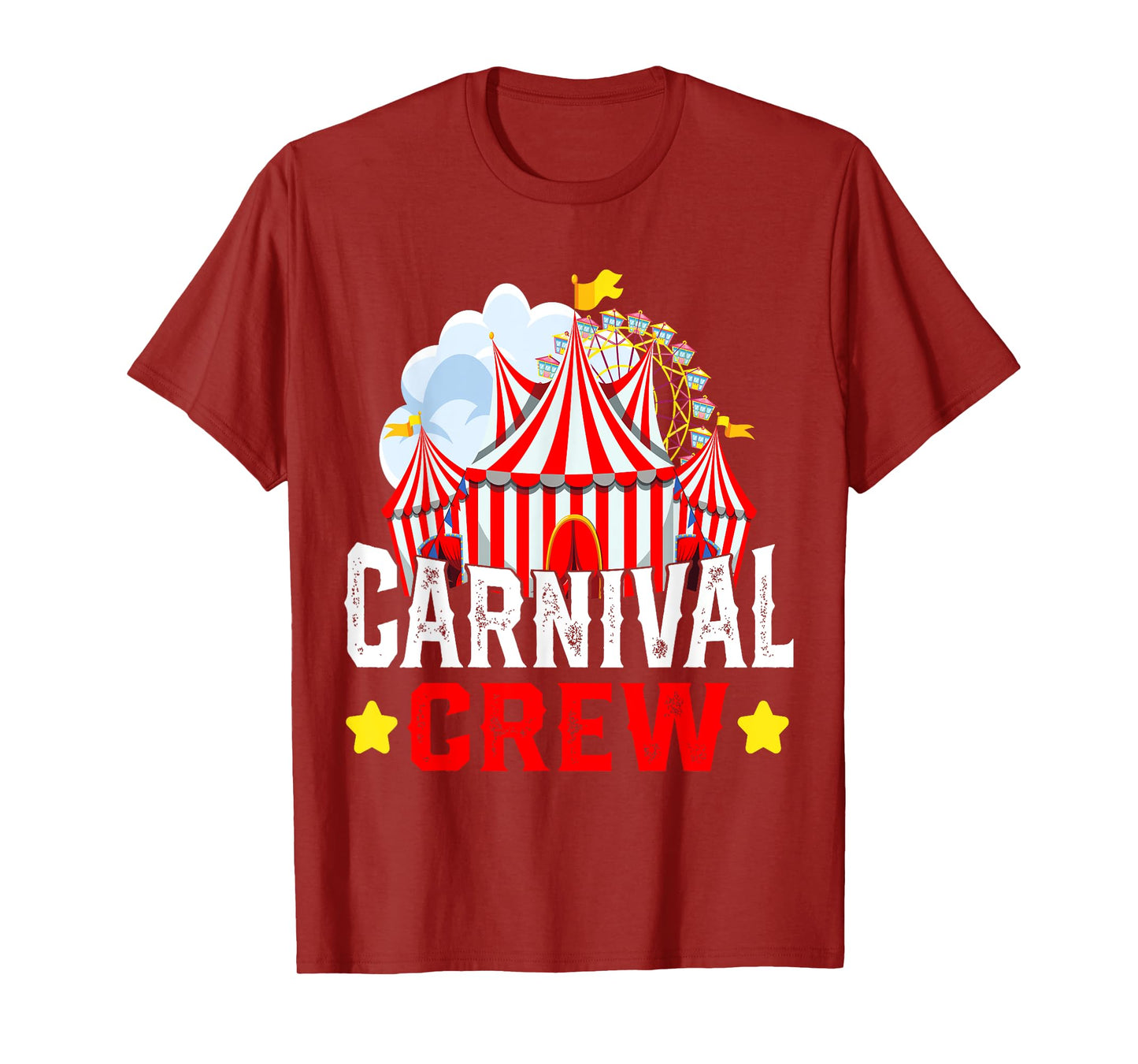 Carnival Crew Funny Circus Staff Costume Circus Theme Party T-Shirt
