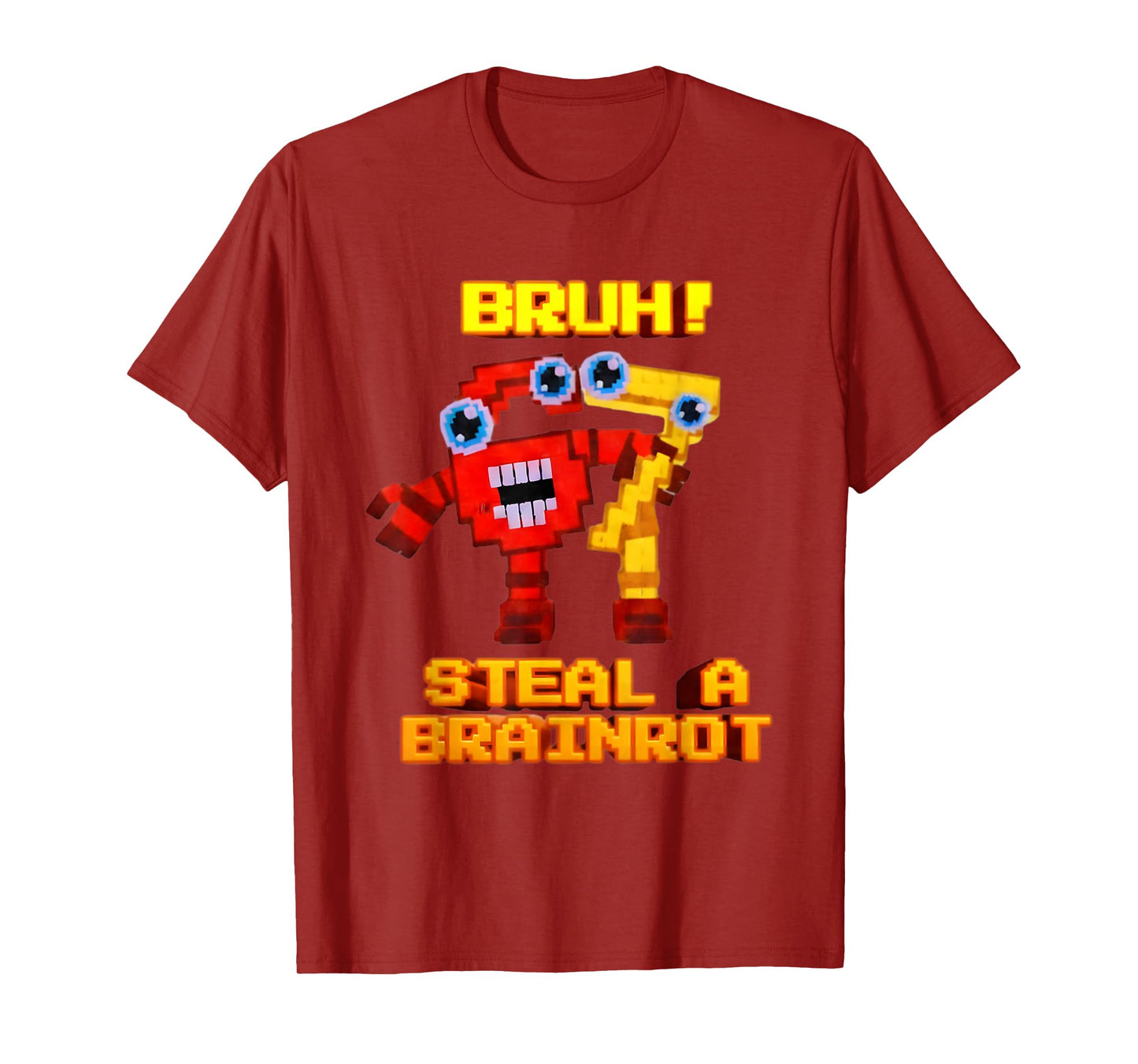 67 Six Seven 6-7 - Funny Steal Brainrot Kids Gaming Meme T-Shirt