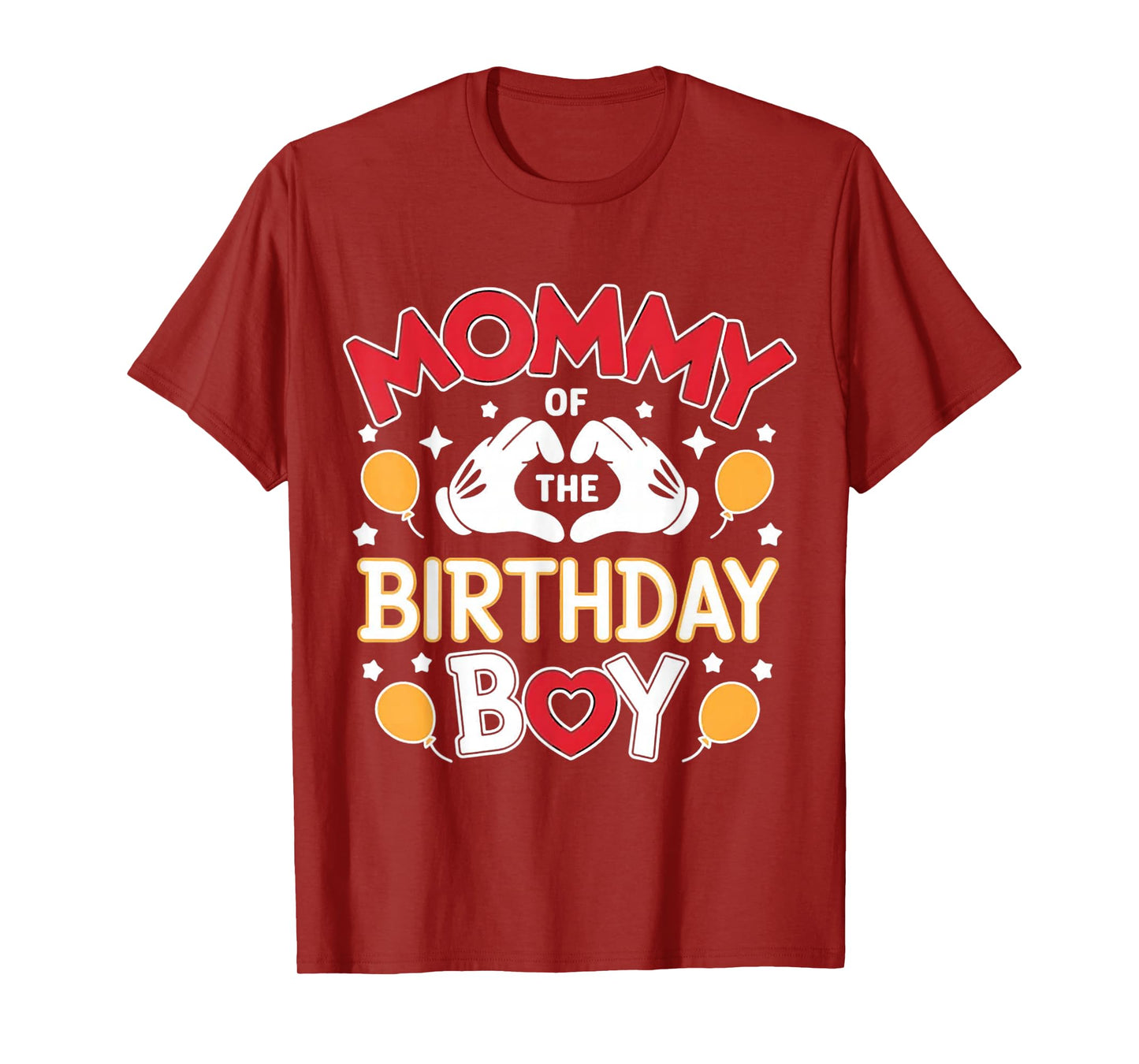Mom Of The Birthday Boy Family Party Birthday T-Shirt