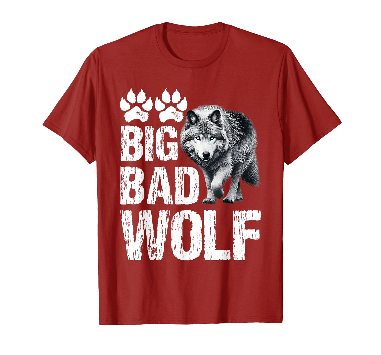 Wolf Spirit BIG AND BAD WOLF Wolf Pack Funny Wolves T-Shirt