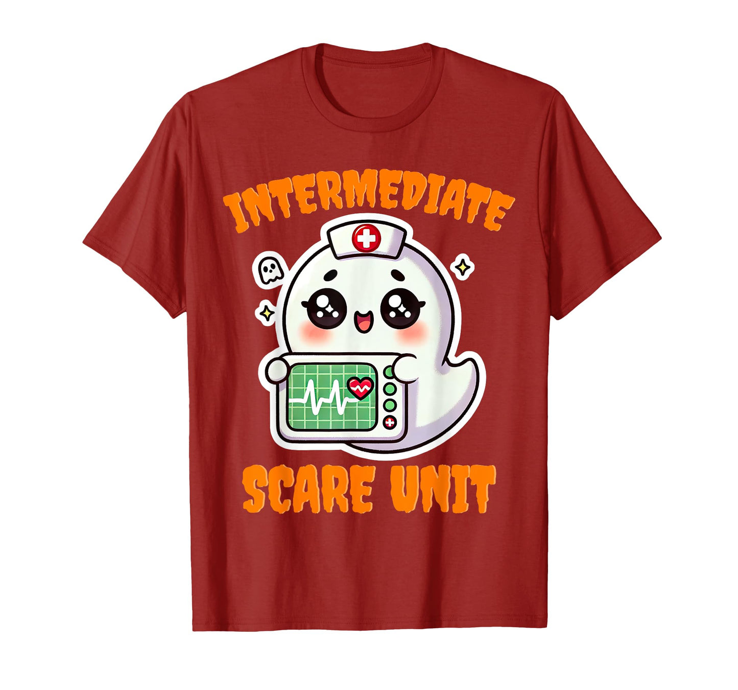 IMCU Intermediate Care Scare Unit Halloween Spooky Nurse T-Shirt
