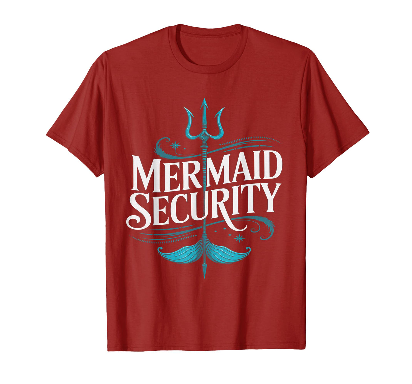 Mermaid Security Funny Dad Family Merman Mermaid Squad T-Shirt