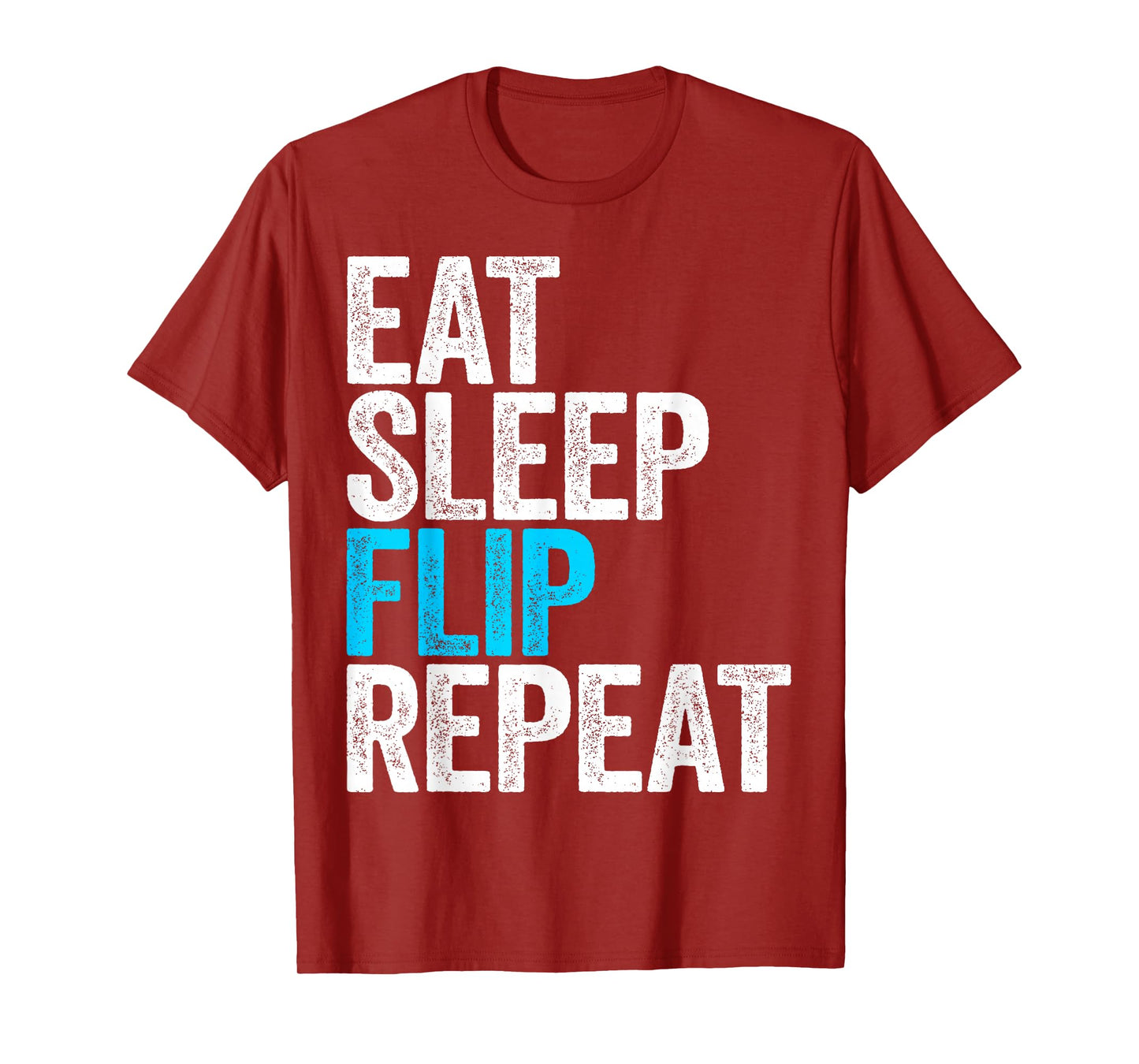 Eat Sleep Flip Repeat Shirt Men Women Kids Gymnastics T-Shirt