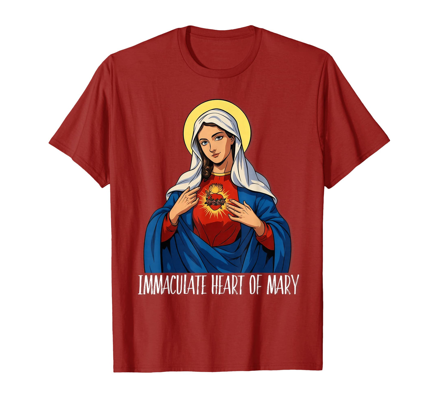 Immaculate Heart of Mary Marian Catholic T-Shirt