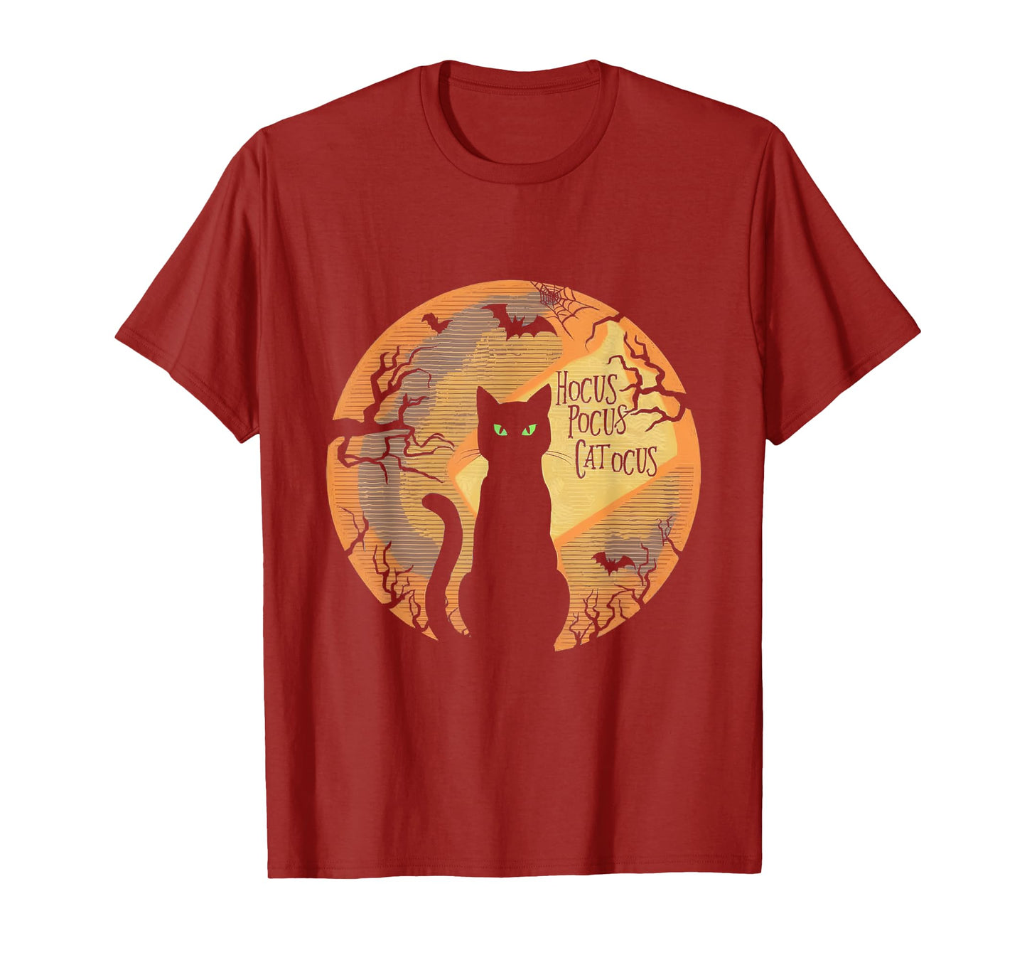 Hocus Pocus Catocus Halloween Black Cat Lover T-Shirt