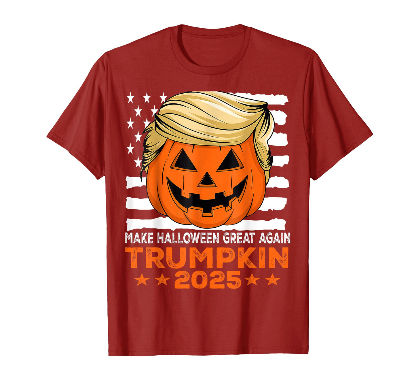 Trumpkin 2025 USA Make Halloween Great Again Funny Trump T-Shirt