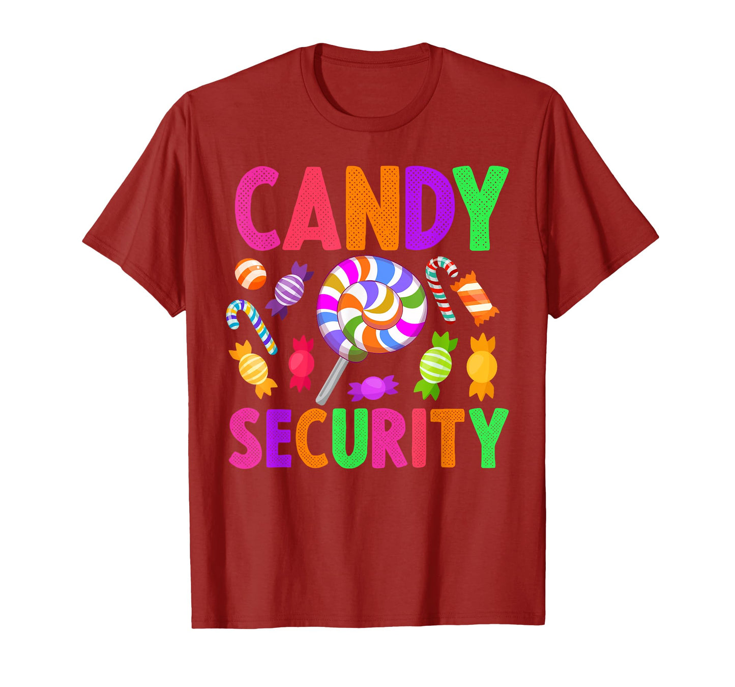 Candy Security Colorful Halloween Group Costume T-Shirt