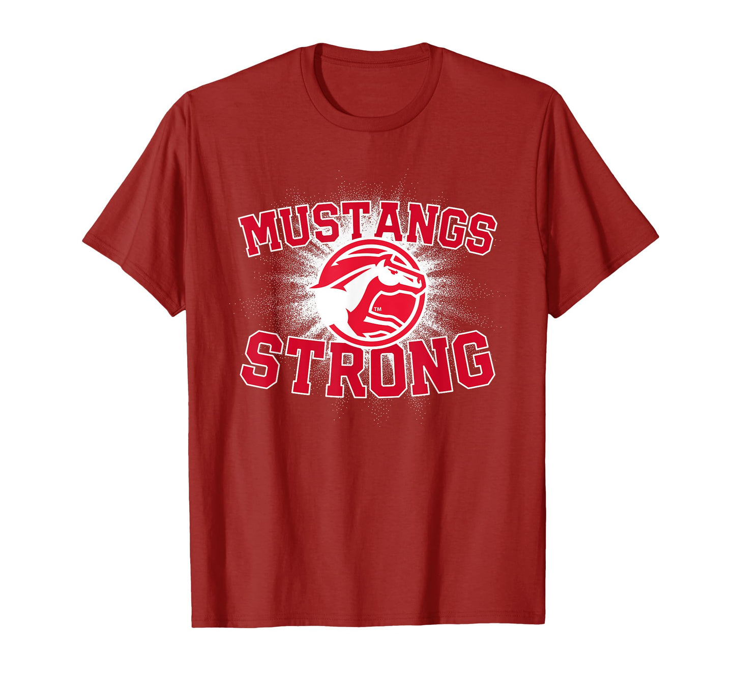 Dallas Center-Grimes Mustangs Logo Strong Flag HS T-Shirt
