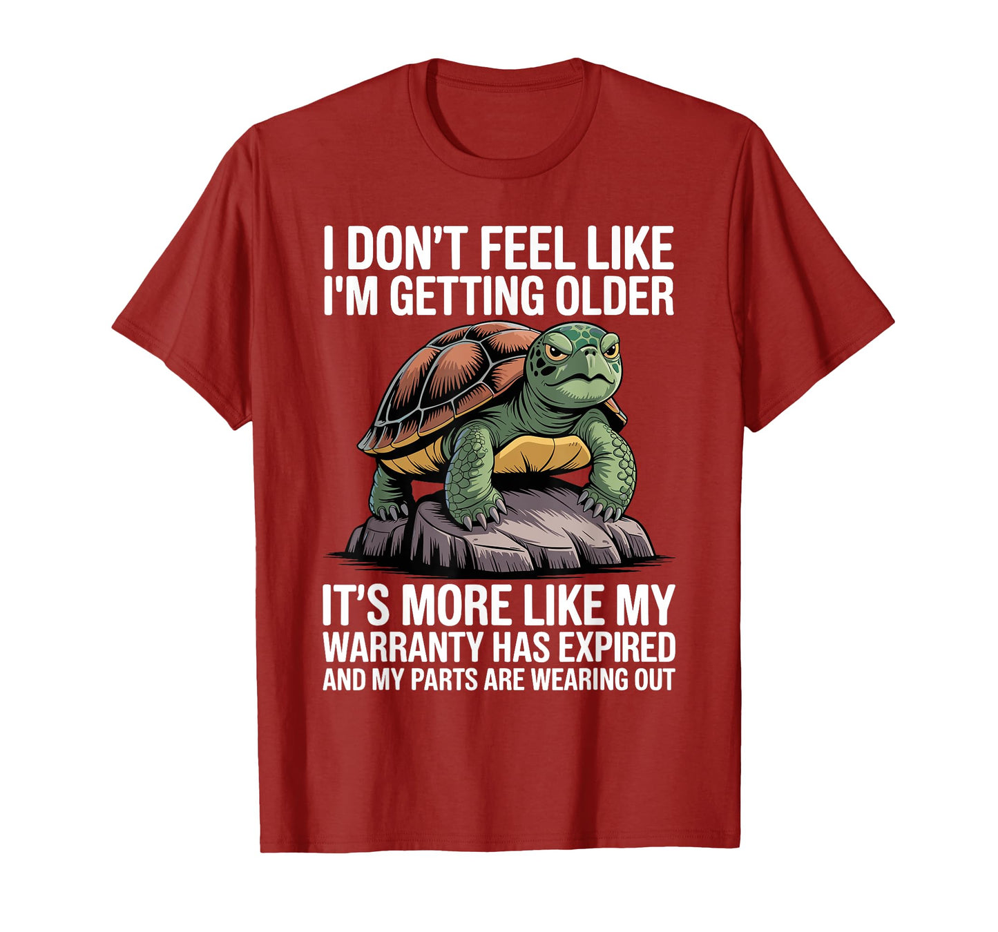 Funny Aging Expression for Old Men Women Hilarious Birthday T-Shirt