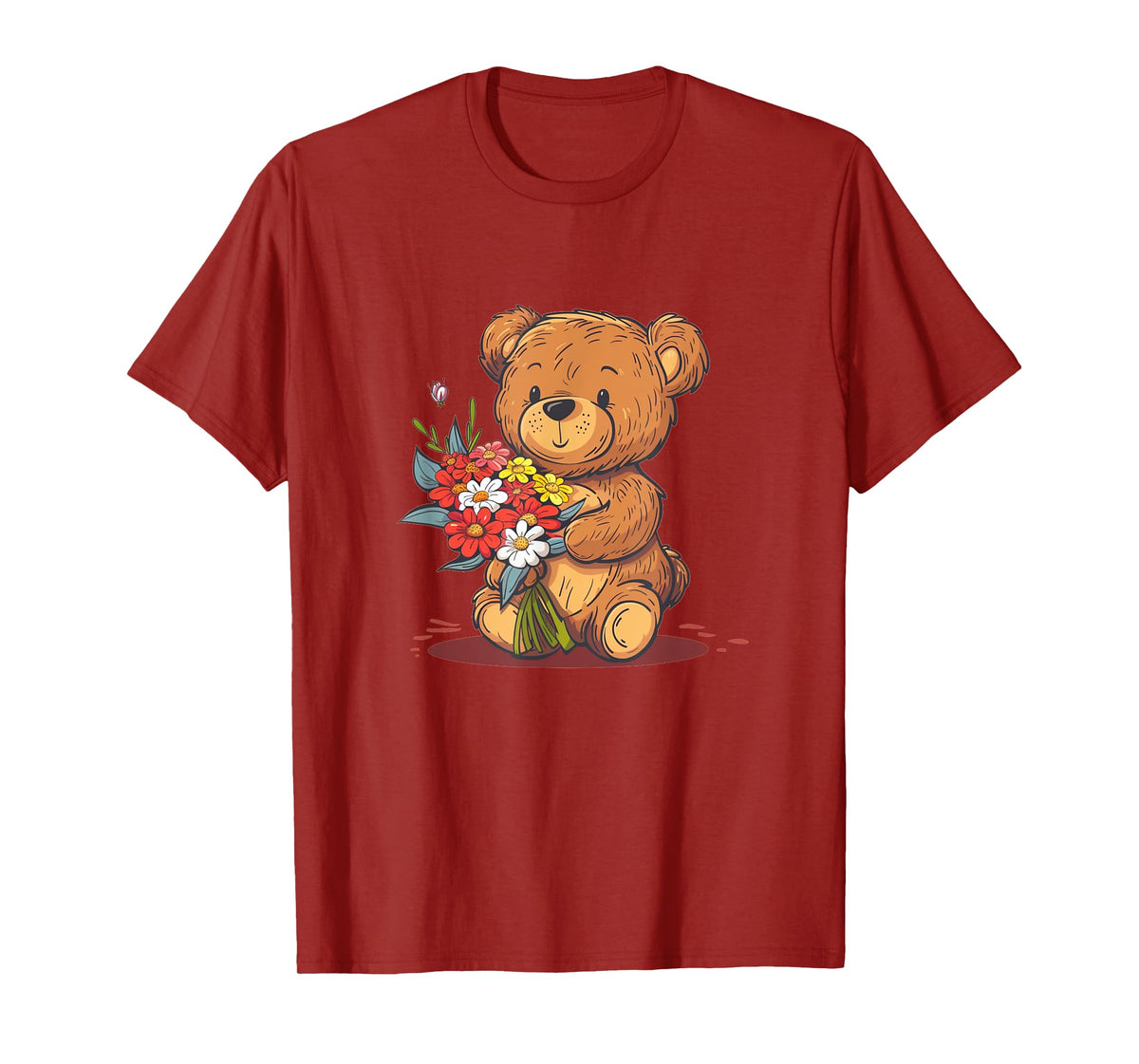 Funny flowers Teddy bear costume T-Shirt