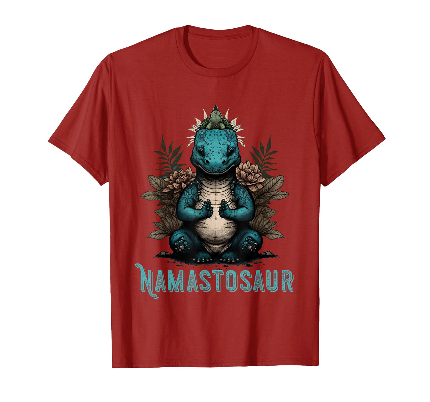 Meditation Dino T-Rex Buddhism Namaste Guatama Buddha T-Shirt