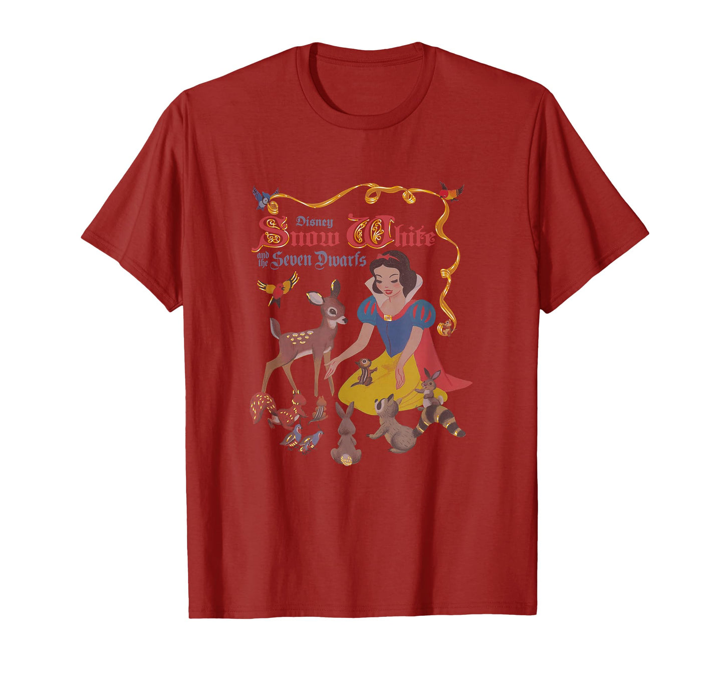 Disney Snow White And The Seven Dwarfs With Forest Friends T-Shirt