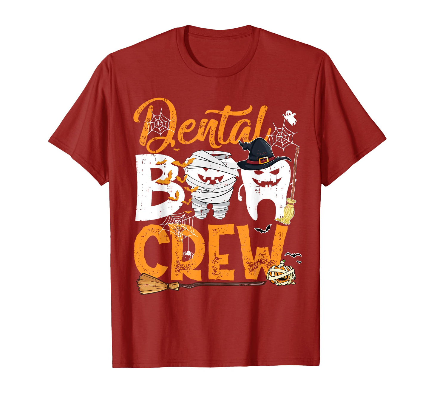 Dental Boo Crew Funny Dentist Assistant Halloween Costume T-Shirt