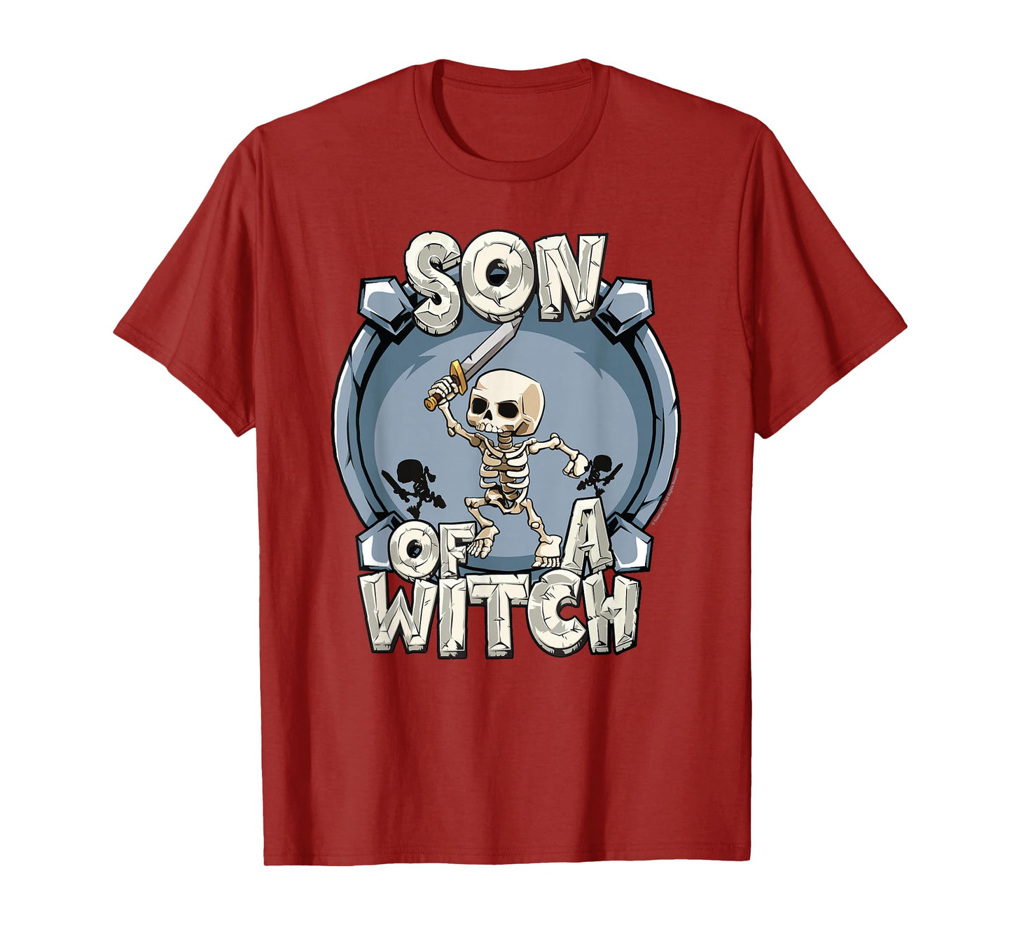 Clash of Clans Son Of A Witch Skeleton Logo T-Shirt