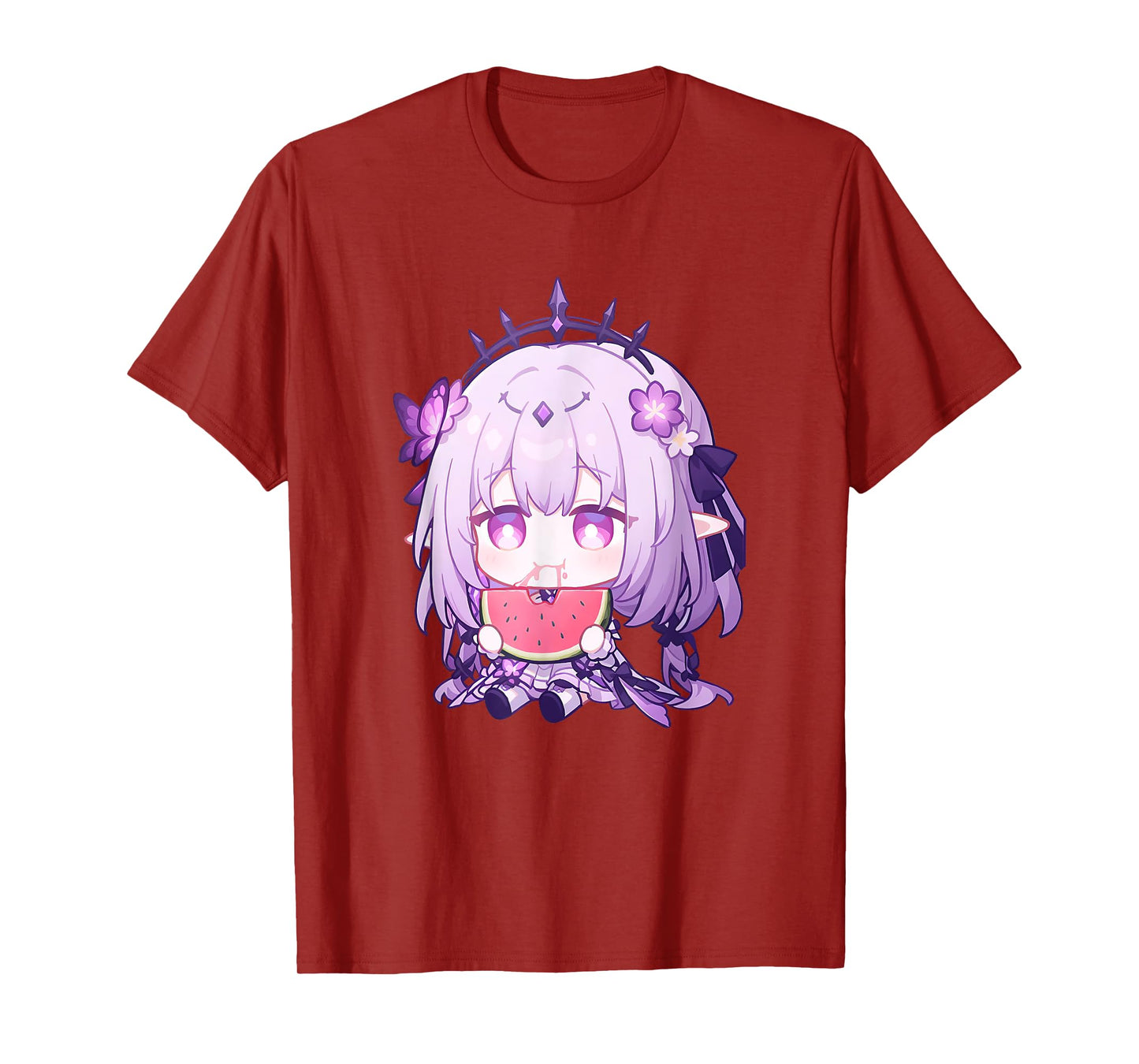Castorice Chibi Dan Heng Marth 7th HSR Gacha Games Funny T-Shirt