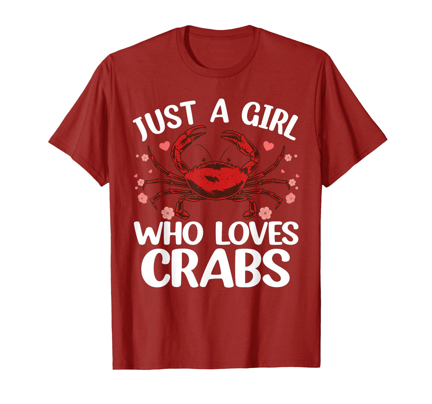 Cool Crab Art for Girls Women Crabby Seafood Gag Crab Lover T-Shirt