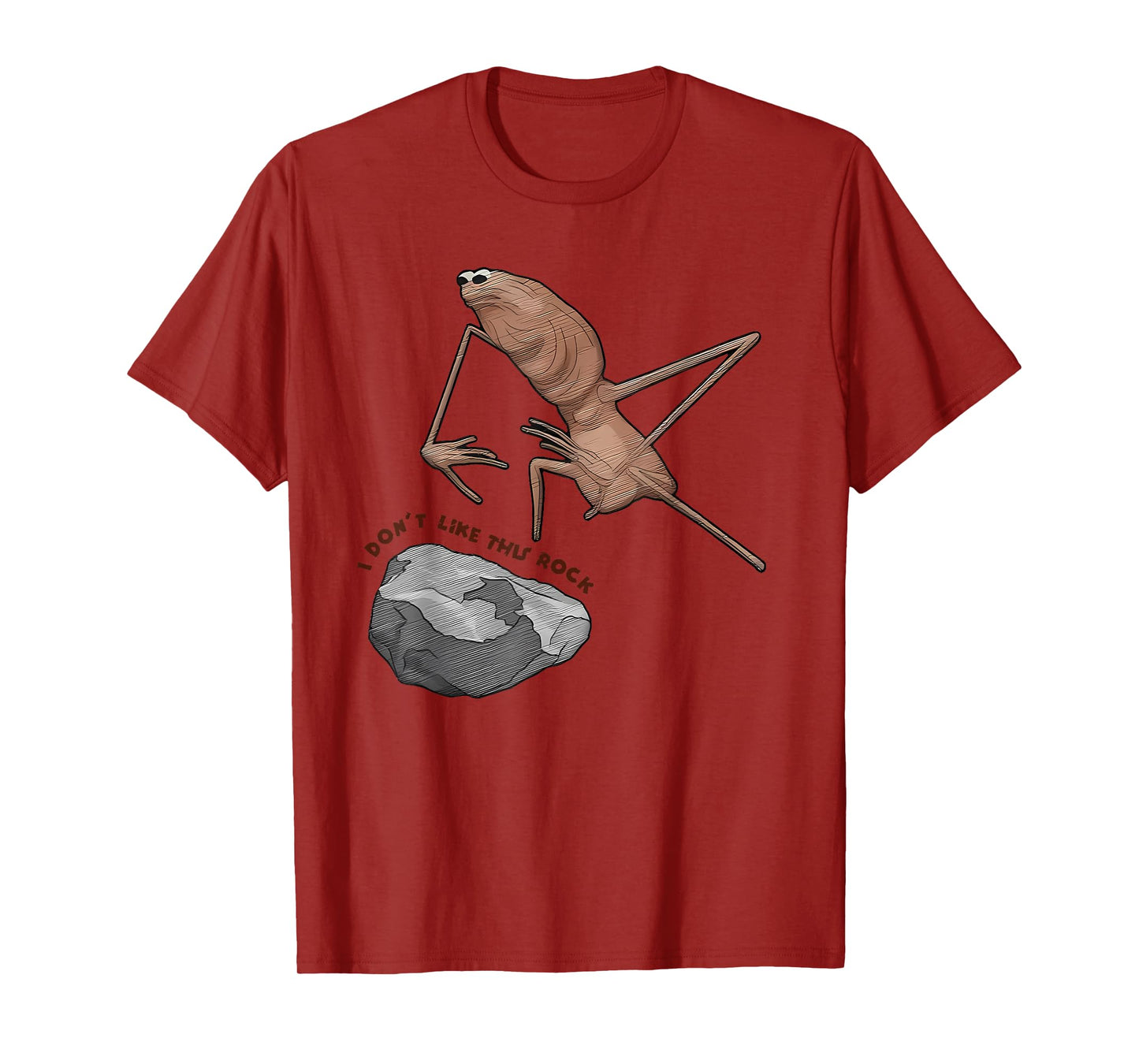 Retro Marcus The Worm I Don't Like This Rock T-Shirt