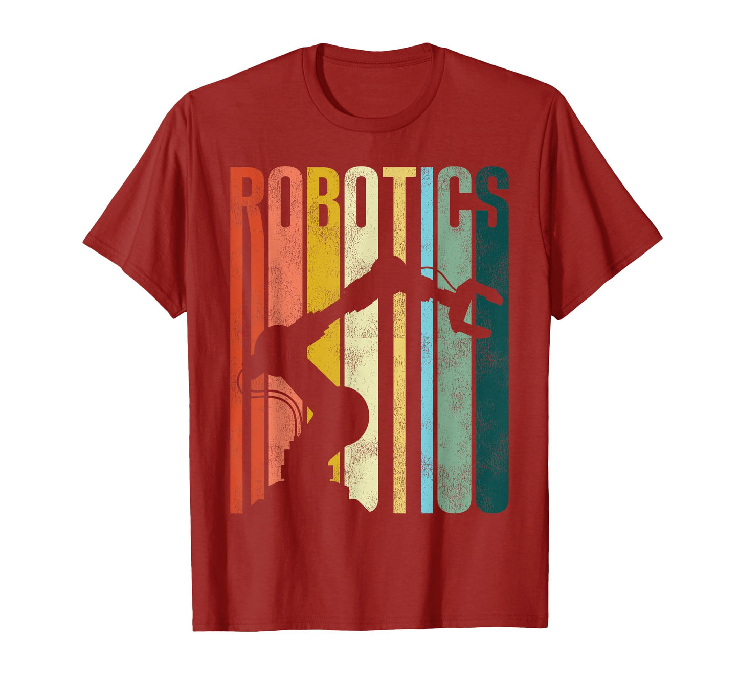 Robot Robotics Engineer Retro Vintage Robotics T-Shirt
