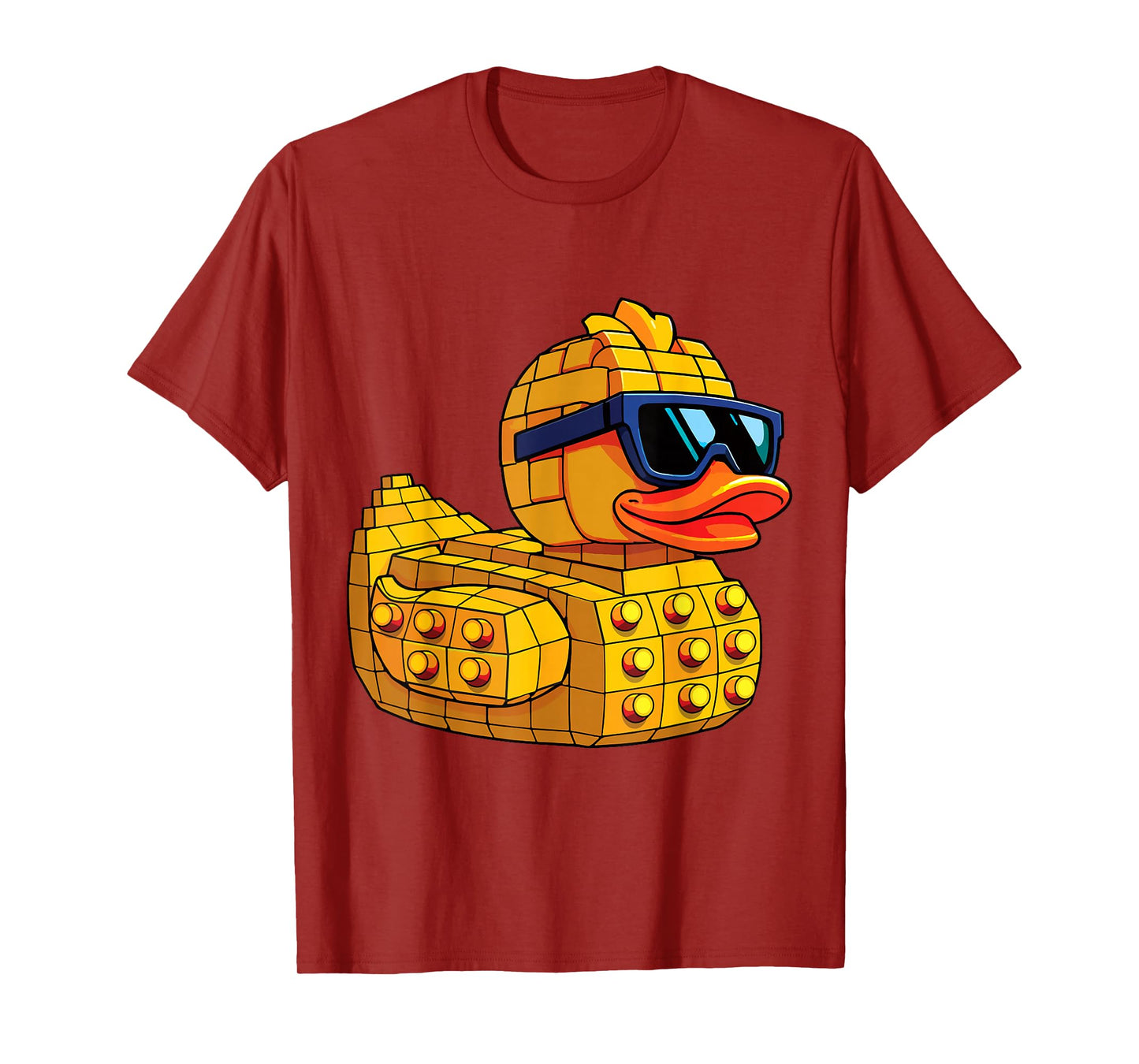 Duck Brick Master Builder Block Building Brick Builder T-Shirt