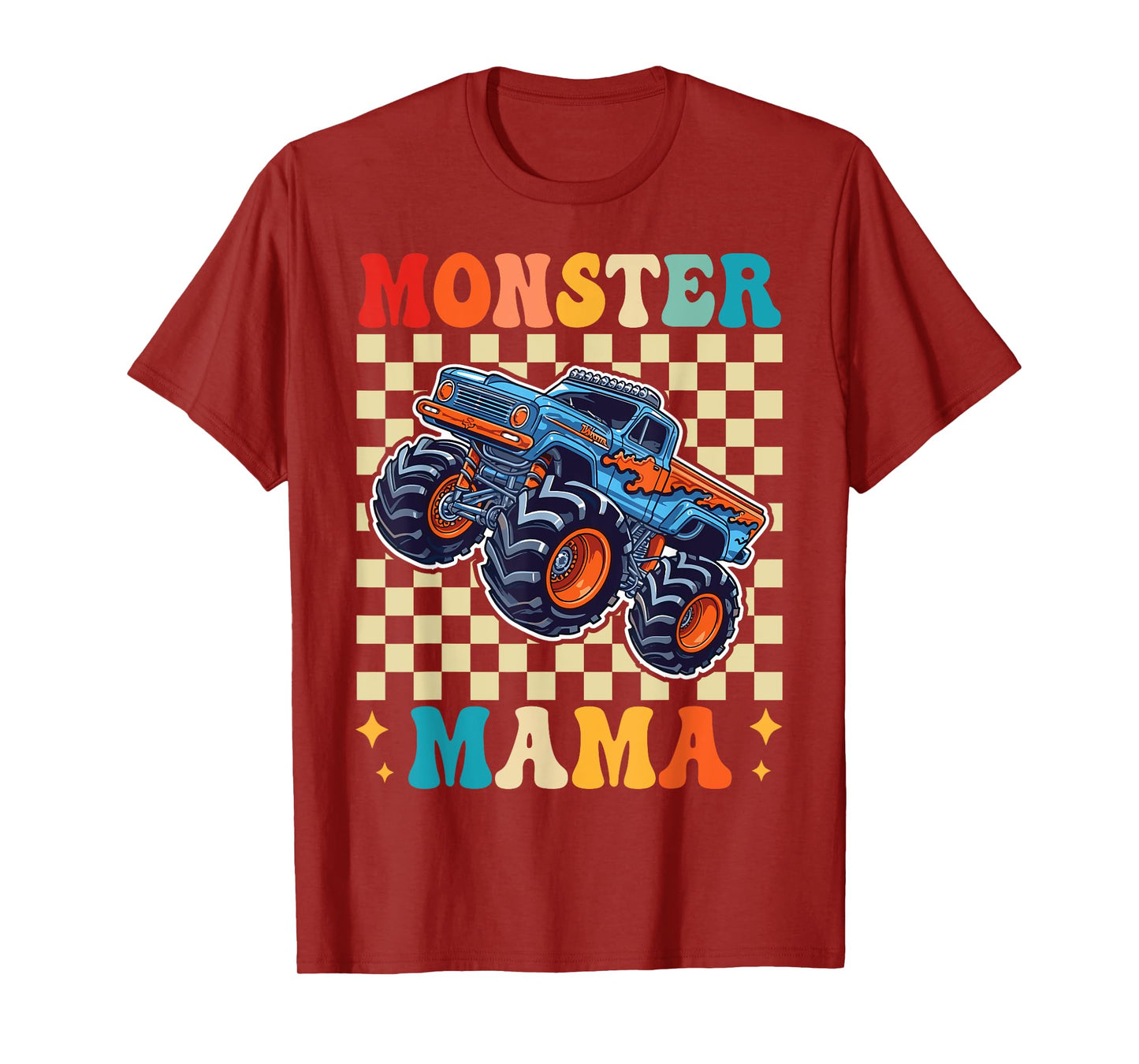 Monster Truck Mama Mom Family Matching Monster Truck Lovers T-Shirt