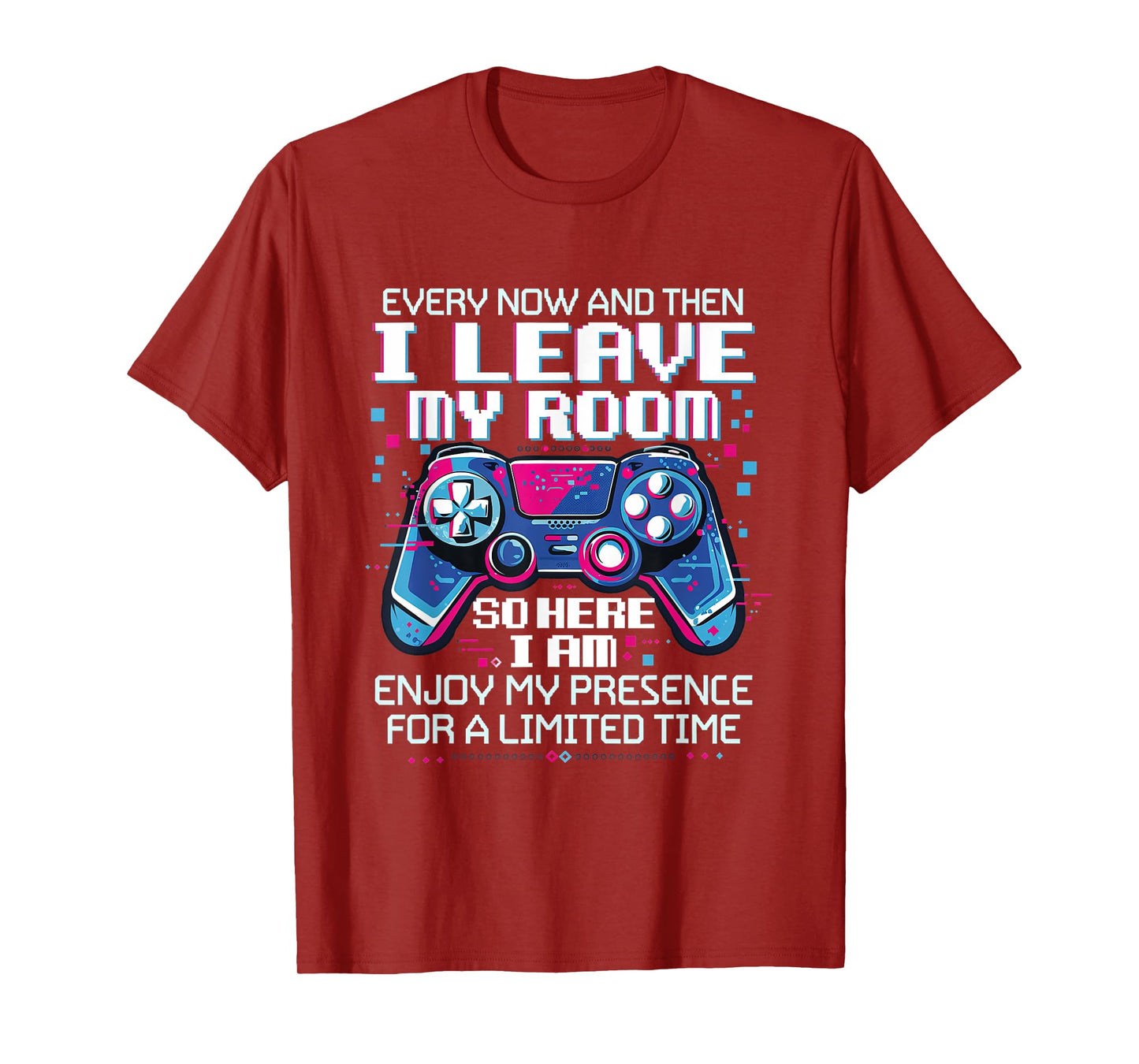 Funny Gamer For Teen Boys Men Video Games Gaming T-Shirt
