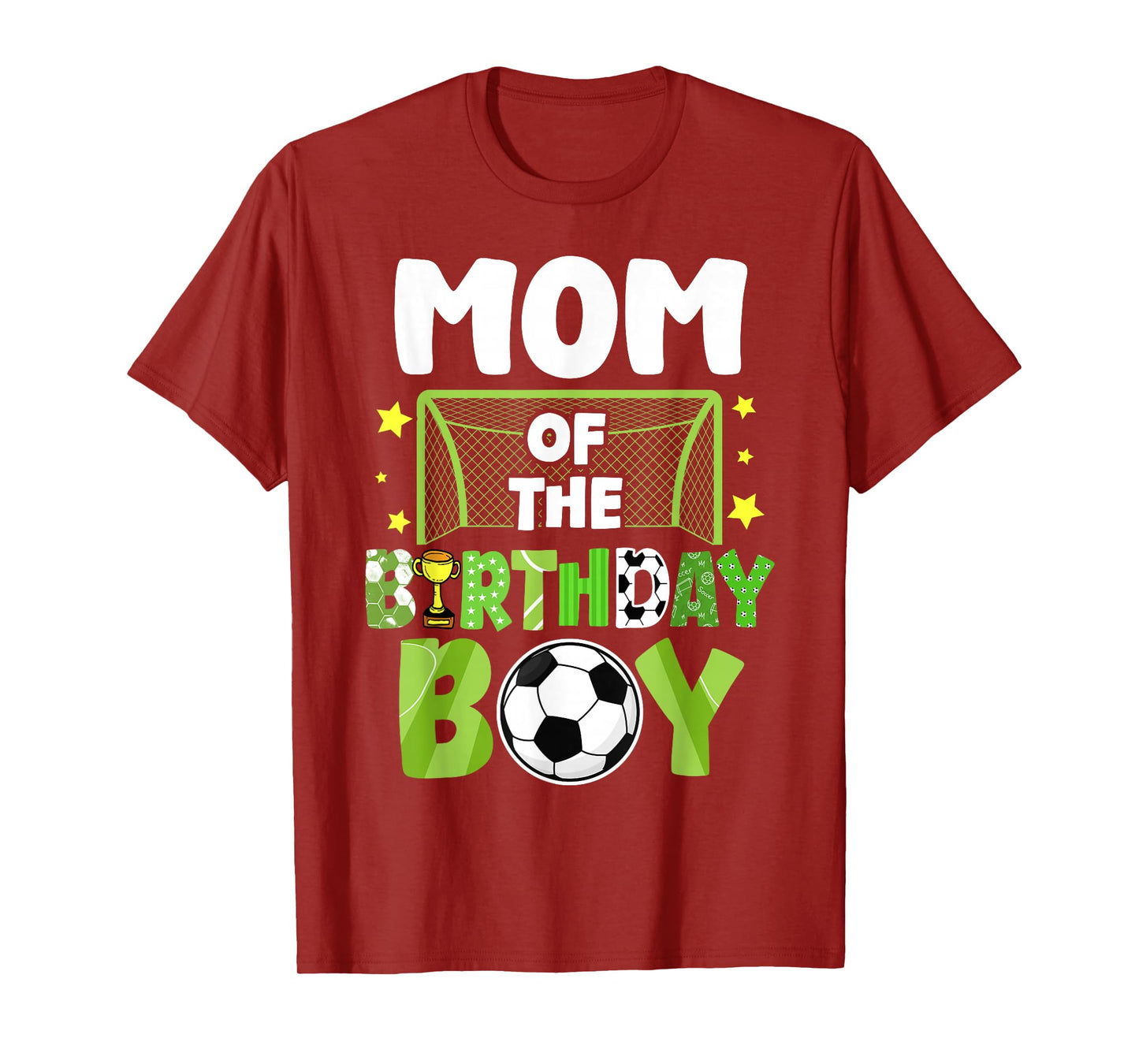 Soccer Mom Birthday Boy Party Soccer Family Matching T-Shirt