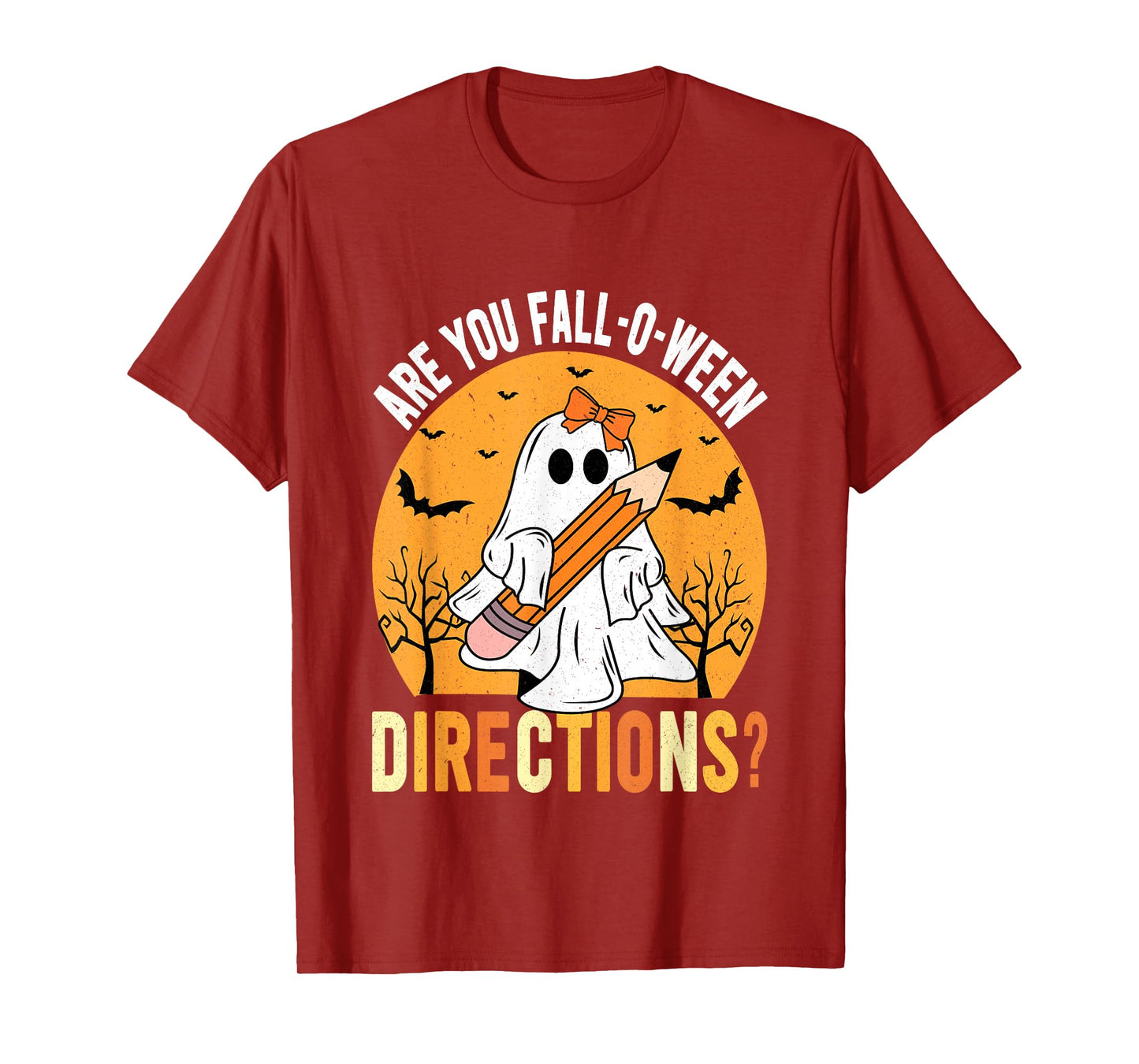 are You Fall-o-ween Direction Funny Sarcastic Quote Novelty T-Shirt