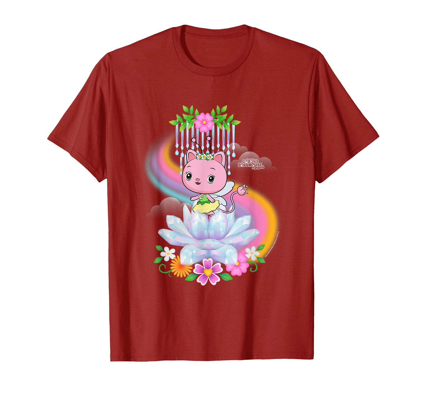 DreamWorks Gabby’s Dollhouse The Movie Kitty Fairy Bloom T-Shirt