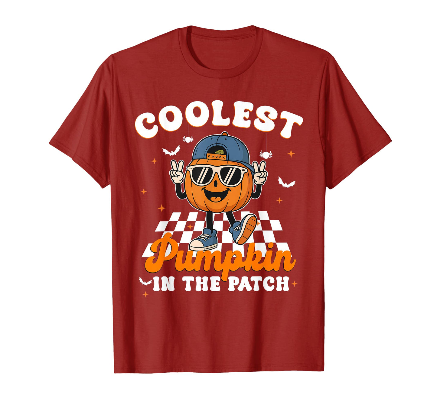 Coolest Pumpkin in The Patch Halloween Costume for Boys T-Shirt