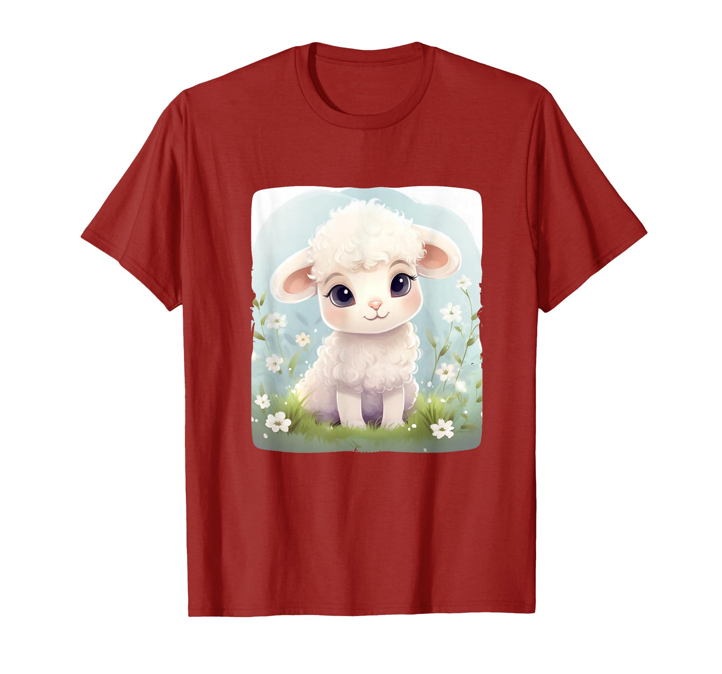 Cute lamb face for little boys and girls T-Shirt