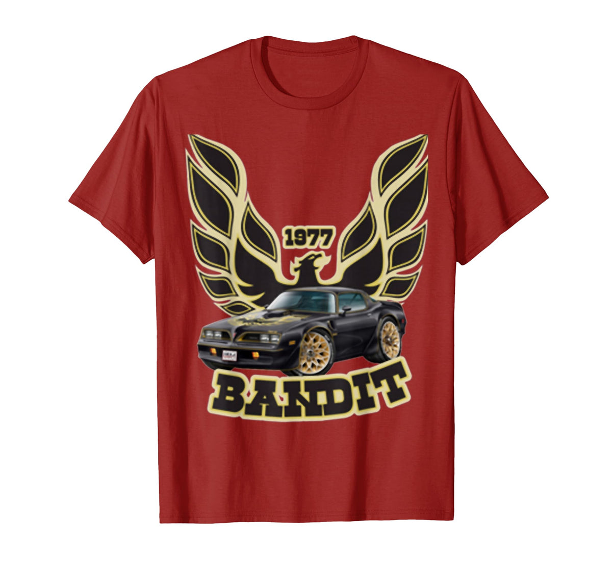1977 77 trans am vintage black car MUSCLE CARS 70s CLASSIC T-Shirt